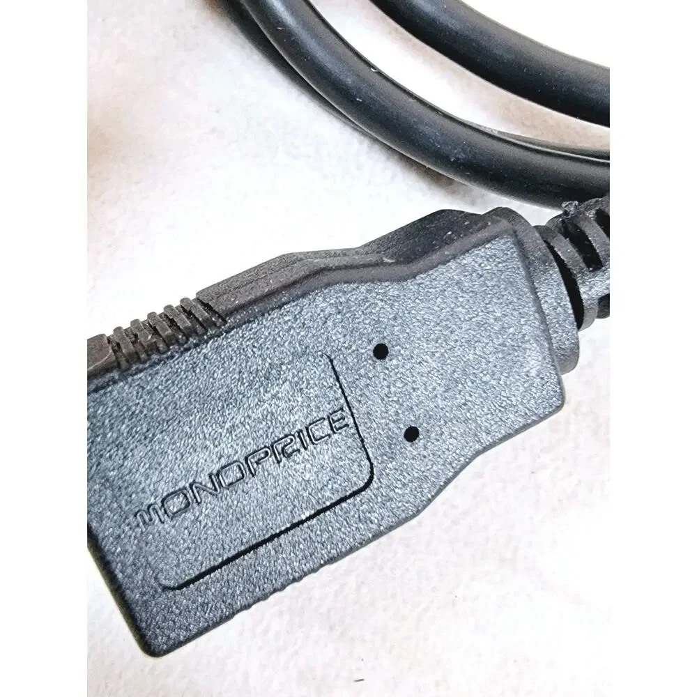 Lot of 4 Monoprice USB-A Male to USB-A Female 2.0 Extension Cables 28/24AWG 3Ft